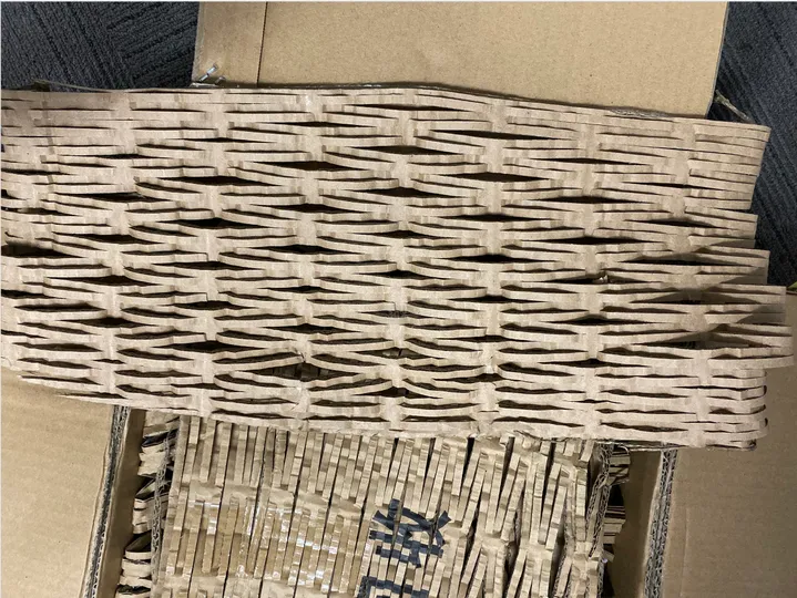 strip cut vs. honeycomb cut